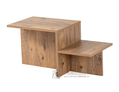 HARMONY, konferenční stolek 80x40cm, borovice Atlantic
