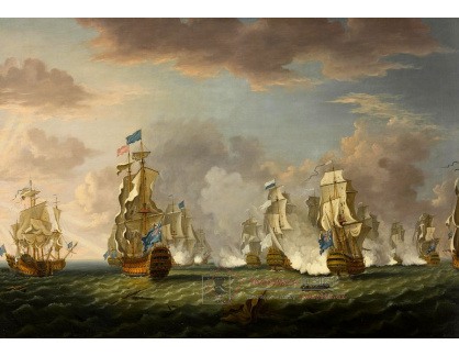 A-3104 Richard Paton - Bitva u Lagosu 18 srpna 1759
