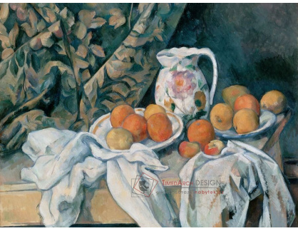 A-8759 Paul Cezanne - Zátiší se závěsem