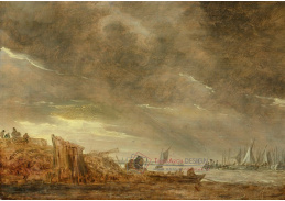 D-5911 Jan van Goyen - Bouře u přístavu