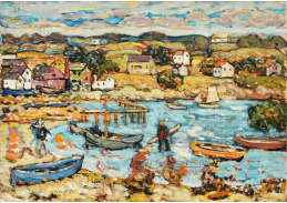 D-7455 Maurice Brazil Prendergast - Přístav v Marblehead