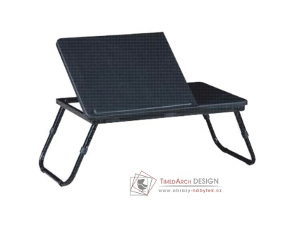 EVALD LY1479, stolek na notebook, černá
