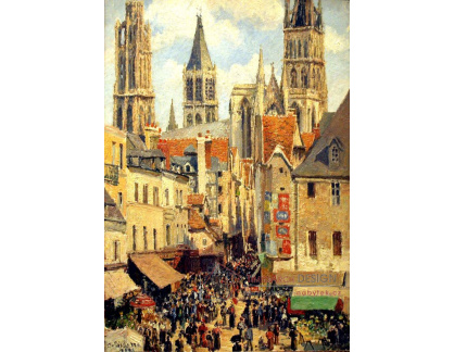 VCP-40 Camille Pissarro - Rue de Epiceire v Rouen