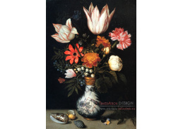 VH578 Ambrosius Bosschaert - Tulipány, růže a karafiáty