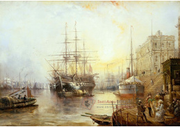 A-2001 Claude Thomas Stanfield Moore - Cvičná loď Fisgard v Greenwich 1877