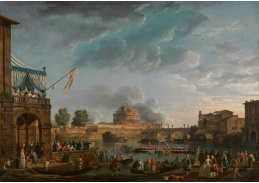 A-7307 Claude-Joseph Vernet - Sportovní soutěž na Tibeře