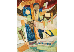 A-8050 Kurt Schwitters - Zátiší s padajícími papírovýmmi kousky