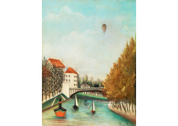 D-8257 Henri Rousseau - Pohled na Pont de Sevres