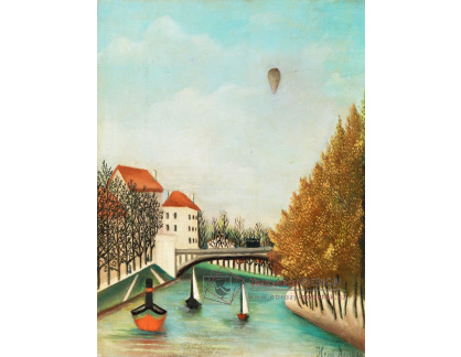 D-8257 Henri Rousseau - Pohled na Pont de Sevres