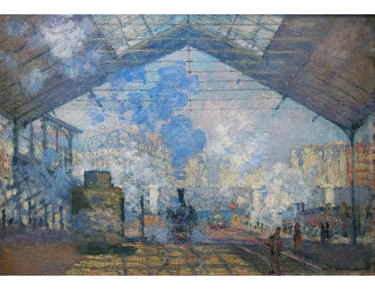 R8-126 Claude Monet - Nádraží v Saint-Lazare