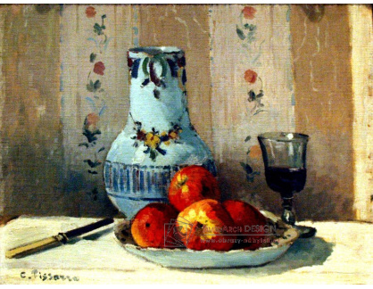 VCP-312 Camille Pissarro - Zátiší s jablky a džbánem