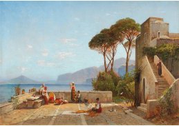 DDSO-1633 Hermann David Salomon Corrodi - Scéna z Capri