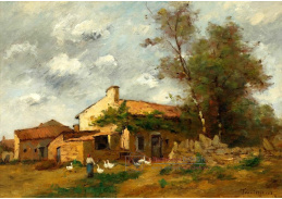 A-7634 Paul Desire Trouillebert - Pasačka hus před farmou