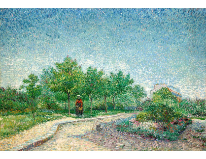 R2-938 Vincent van Gogh - Cesta do Voyer d Argenson parkem v Asnieres