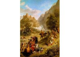 VEF 45 Eugene Ferdinand Victor Delacroix - Bitva Arabů v horách