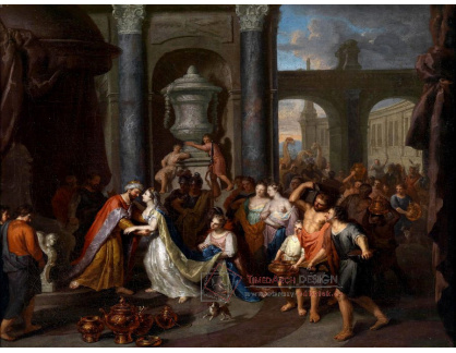 SO XII-174 Gerard Hoet - Setkání královny ze Sáby s králem Šalomounem