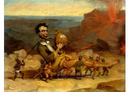 SO XII-183 Hablot Knight Browne - Karikatura Edwarda Bulwer Lyttona