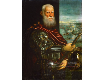 PORT-297 Jacopo Tintoretto - Portrét Sebastiana Veniera