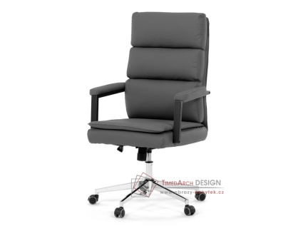 KA-D8104 GREY, kancelářská židle, ekokůže šedá