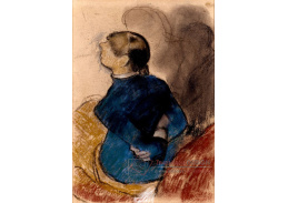 VR6-47 Edgar Degas - Mladá žena v modrém