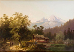 DDSO-1539 Carl Hasch - Pohled na Watzmann