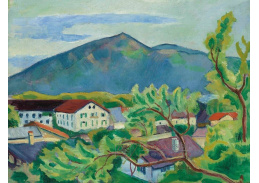 A-6058 August Macke - Jarní krajina v Tegernsee