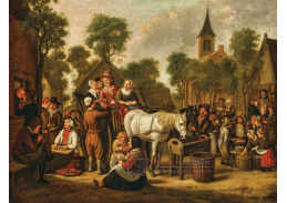 A-8696 Jan Victors - Scena z trhu