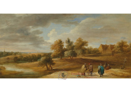 A-8787 David Teniers - Široká krajina s věštcem