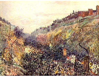 VCP-301 Camille Pissarro - Masopust na Boulevard Montmartre