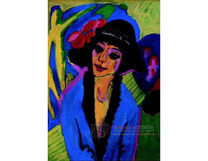 VELK 53 Ernst Ludwig Kirchner - Portrét Gerdy Kirchner