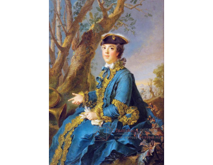 KO II-112 Jean Marc Nattier - Portrét Marie Louise Elisabeth Francouzské, vévodkyně z Parmy