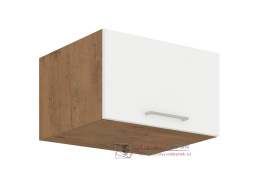 AVEGA, horní kuchyňská skříňka 60NAGU36-1F, dub lancelot / bílý lesk