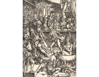 VR12-168 Albrecht Dürer - Umučení svatého Jana