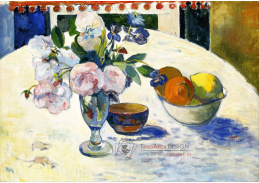 VPG 8 Paul Gauguin - Zátiší s květinami a ovocem