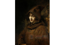 R4-116 Rembrandt - Titus van Rijn v hábitu mnicha