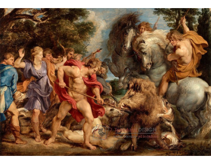 VRU199 Peter Paul Rubens - Lov na kance