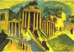 VELK 16 Ernst Ludwig Kirchner - Braniborská brána v Berlíně