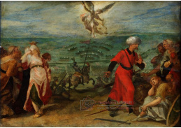 DDSO-1621 Hans von Aachen - Alegorická scéna z války v Maďarsku