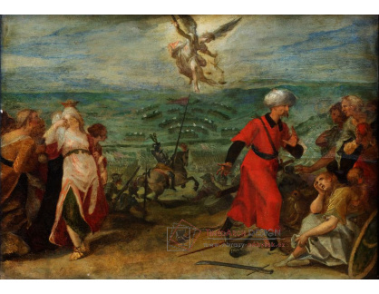DDSO-1621 Hans von Aachen - Alegorická scéna z války v Maďarsku