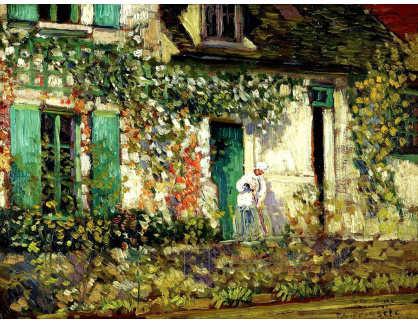 SO V-358 Frederick Carl Frieseke - Dům v Giverny