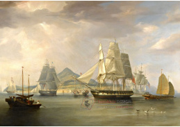 KO VI-498 William John Huggins - Opiové lodě v Lintin v Číně