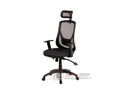 KA-A186 BK, kancelářská židle, látka mesch černá