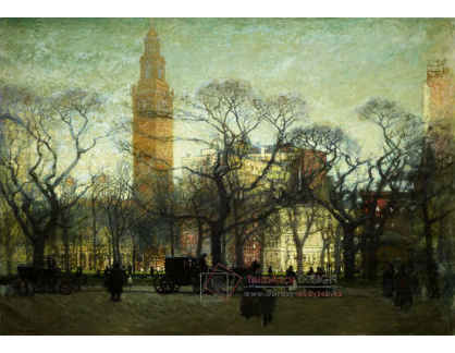 D-7535 Paul Cornoyer - Odpolední Madison Square