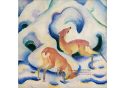 D-8294 Franz Marc - Jelen ve sněhu