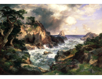 KO VI-402 Thomas Moran - Point Lobos, Monterey v Kalifornii