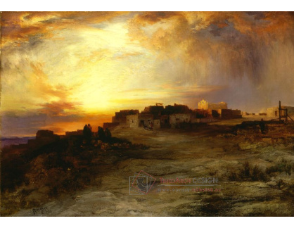 KO VI-404 Thomas Moran - Vesnice při západu slunce