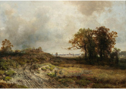 A-8288 Albert August Zimmermann - Cestou domů poblíže Mnichova na obzoru