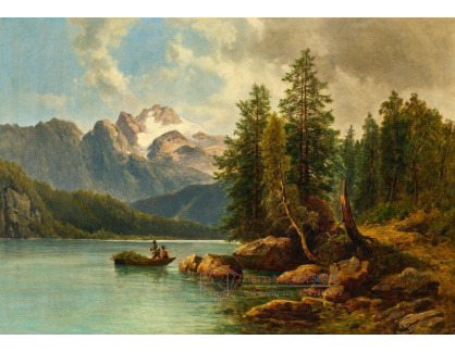 A-8395 Josef Thoma - Přívoz jezera Gosausee