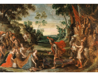 D-8792 Frans Wouters - Král Solomon a královna ze Sáby