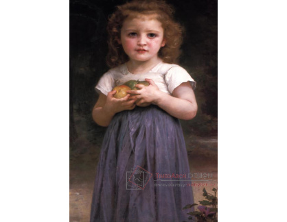 R15-68 Adolph William Bouguereau - Děvčátko s jablkem
